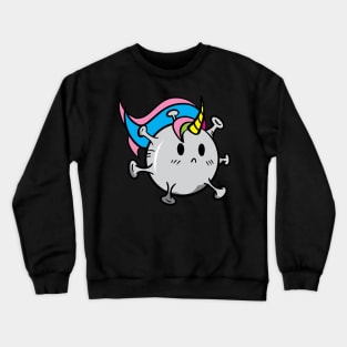 Virus boy unicorns  png cartoon png Crewneck Sweatshirt